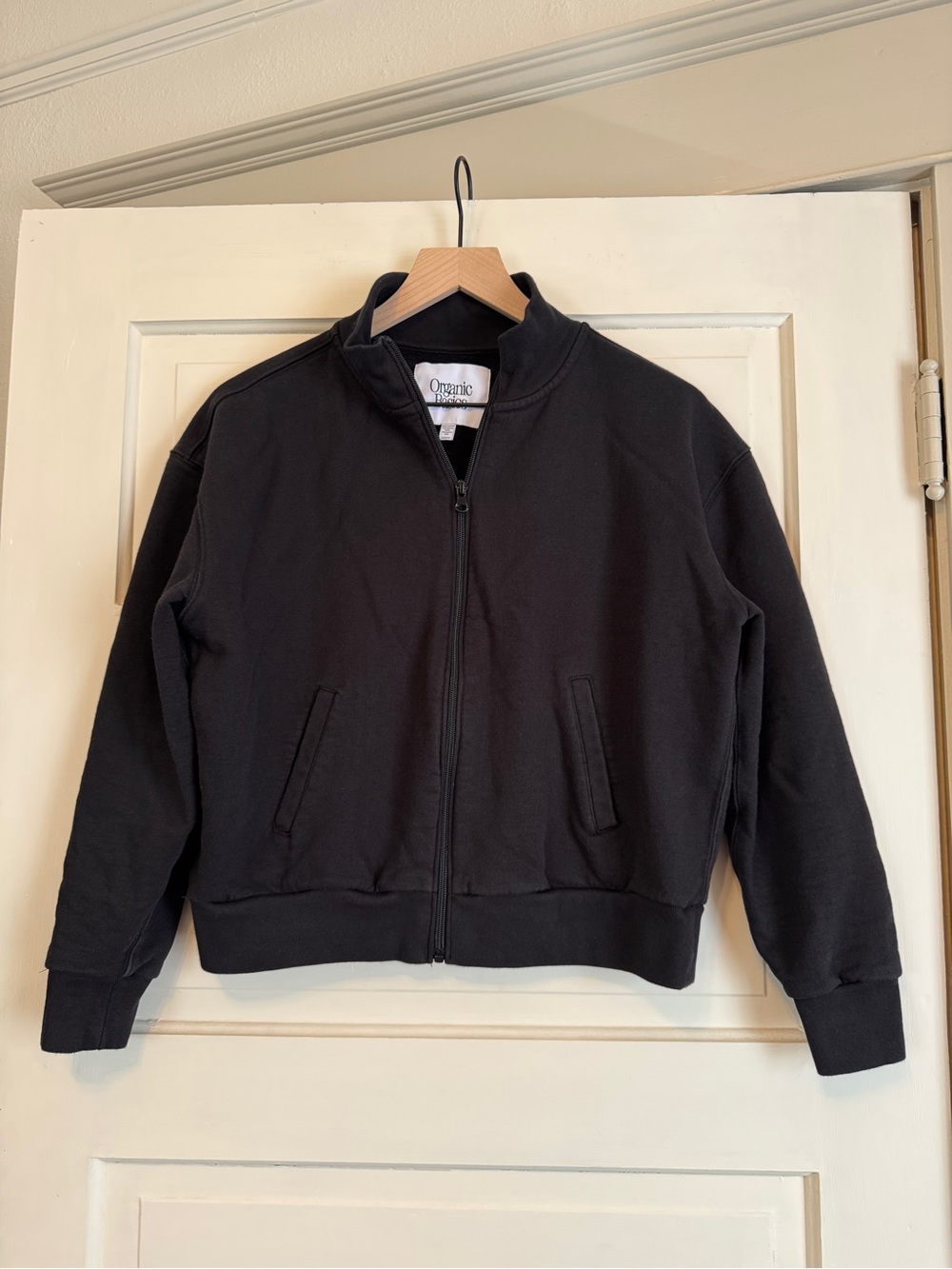 Organic Basics Black Weekend Track Jacket